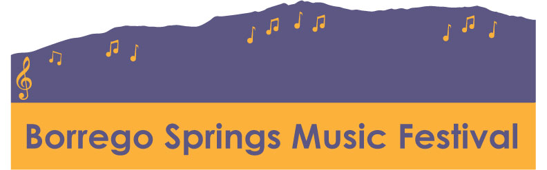 FESTIVAL+LETTERHEAD Guitar LOGO for Borrego Springs Music Festival